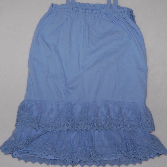 GAP Girls Size M (8), Periwinkle Blue Summer Dress with Adjustable Straps - Picture 6 of 7